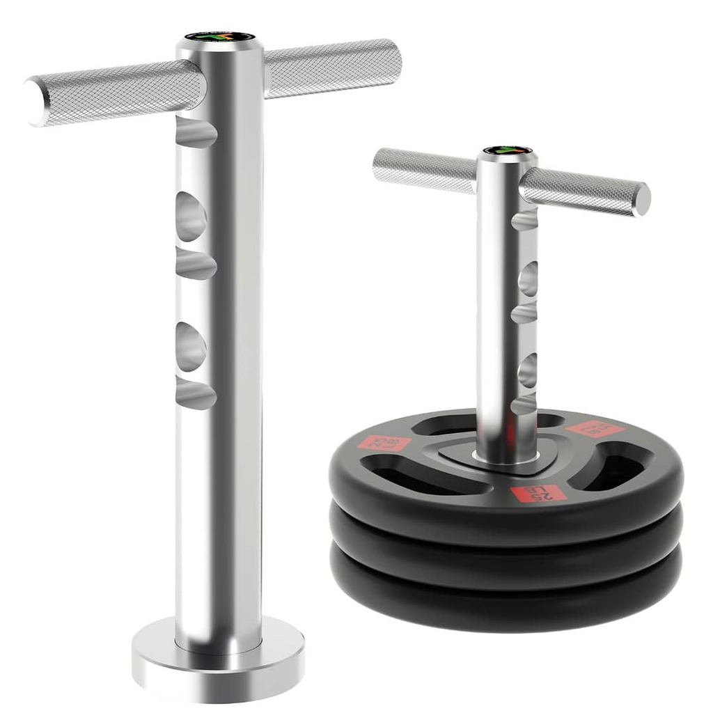 Image of the T-bell which is a revolutionary strength workout tool.