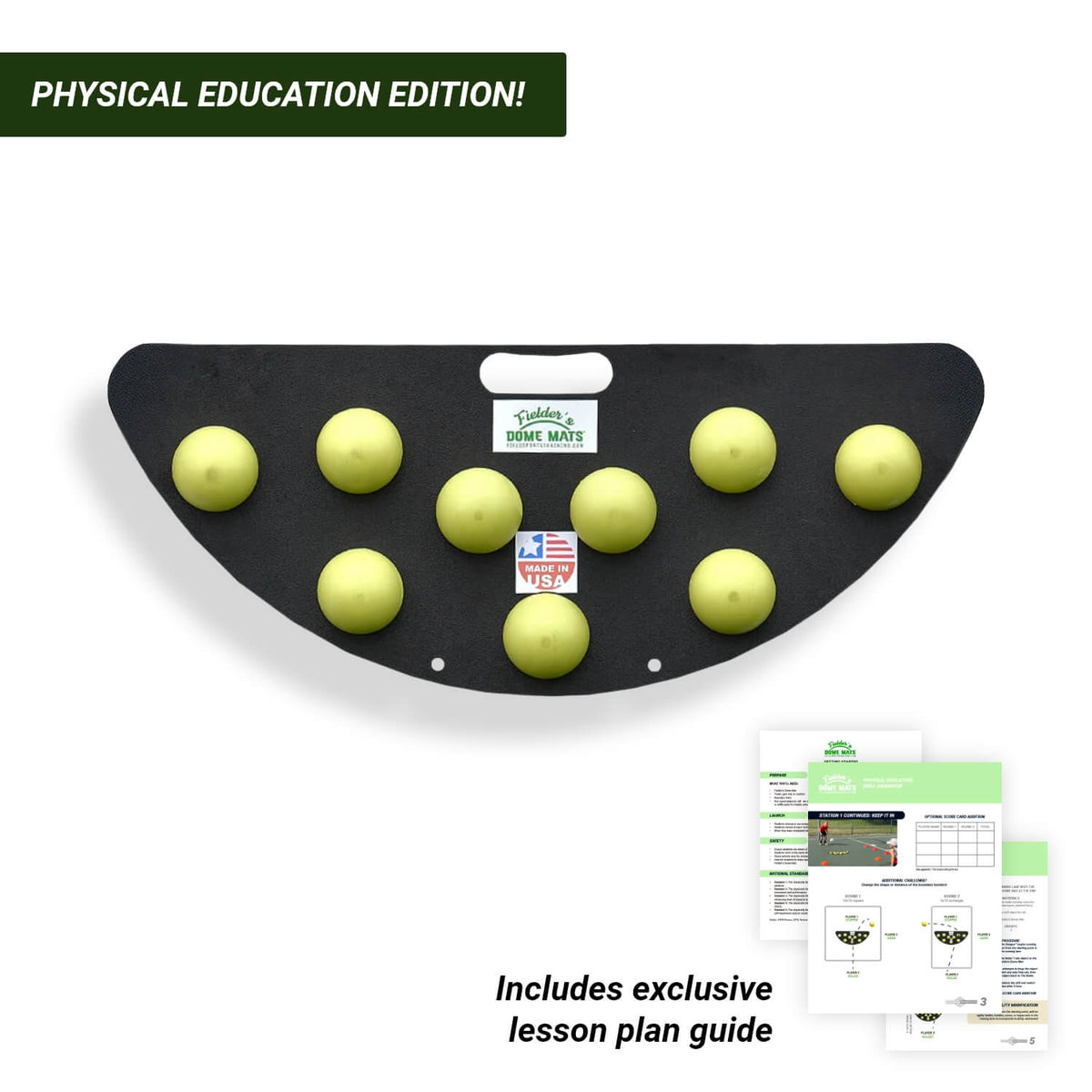 Fielder’s Dome Mat™ Physical Education Edition Field Sports Training